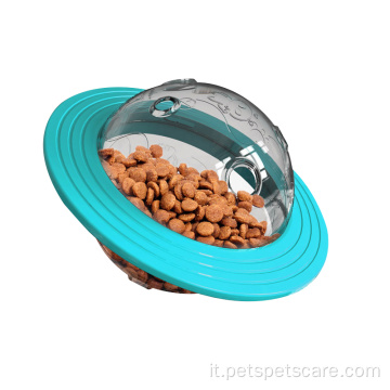 UFO Shape IQ Training Pet Food Treat Toy